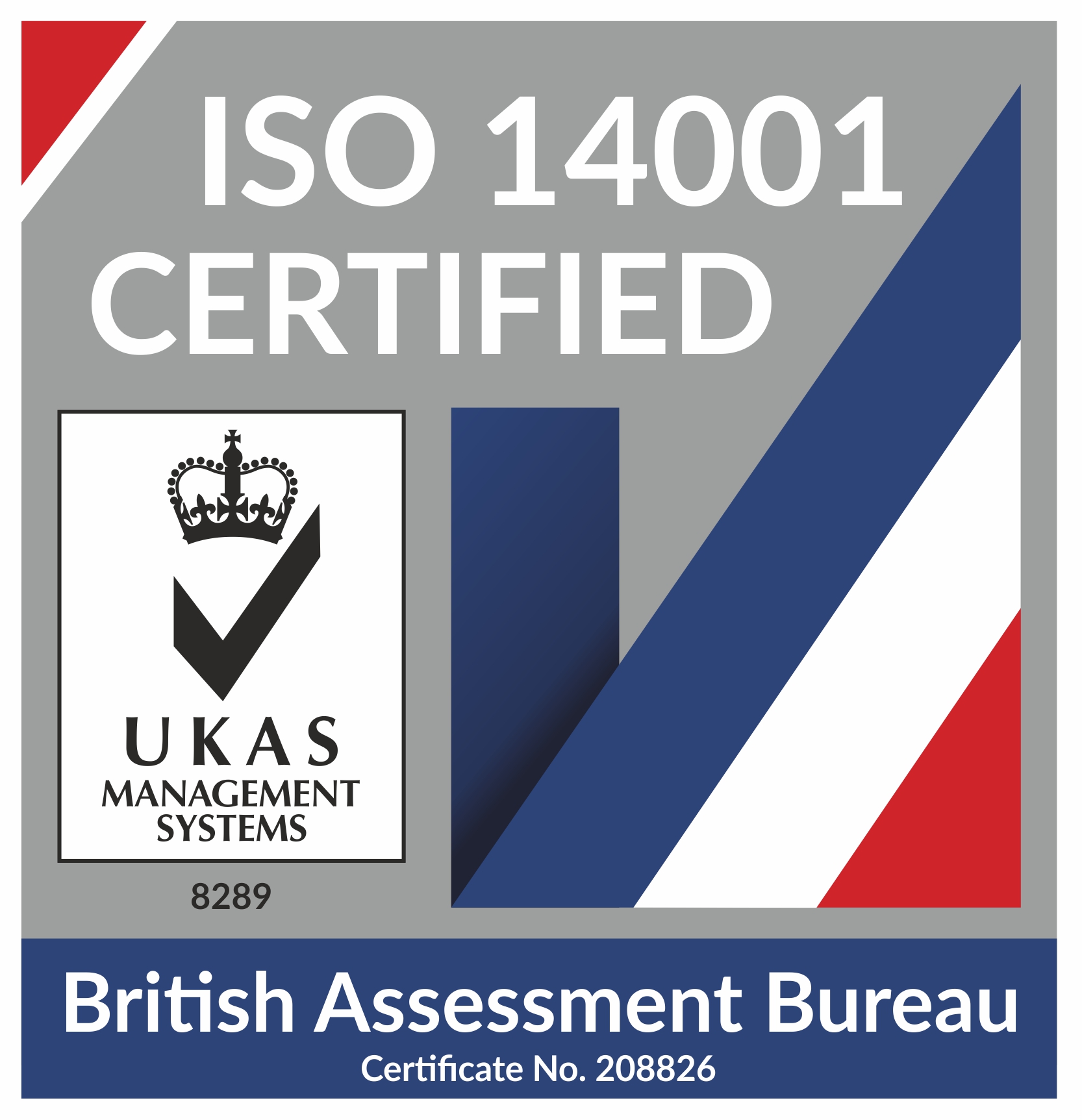 ISO 14001 Certified logo