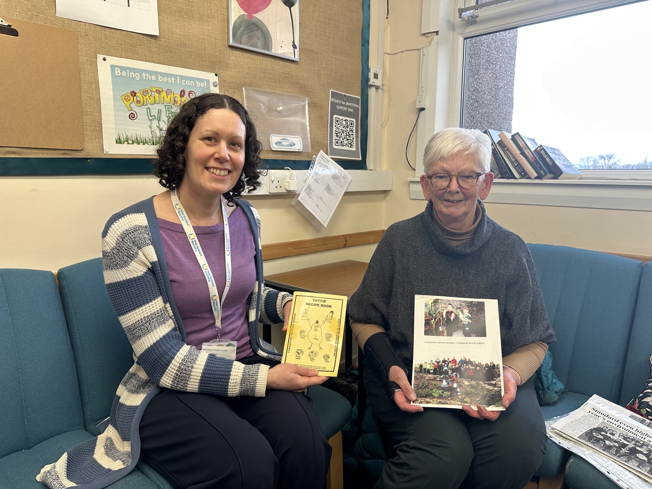 Nicola Davidson with Norma Smith
