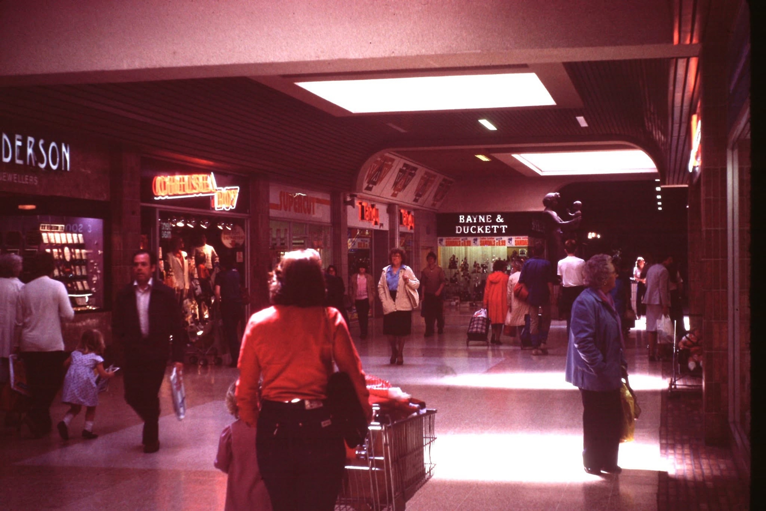 Inside Cumbernauld shopping centre